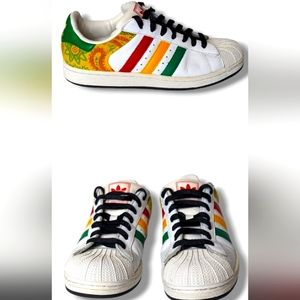 Adidas Superstar II CB Originals Vintage in Red Yellow Green 043665: Men's 7
